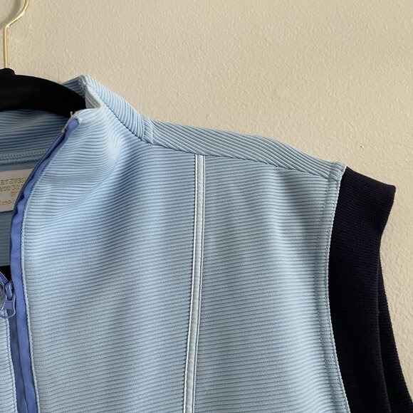 Simply Southern Women L Ice Blue Sporty Preppy Pockets 1/2 Zip Drew Dress NWT - Picture 7 of 12